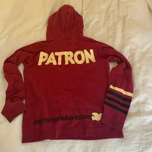 Freecity red hoodie pullover sweatshirt size 3